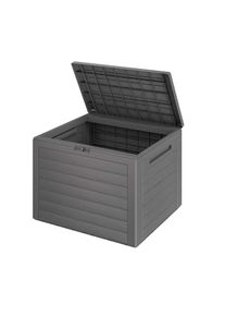 Casaria Kussenbox Lille Grijs 190L houtlook