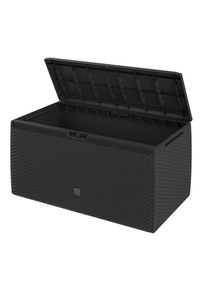 Casaria Kussenbox Rato Plus Antraciet 290L met wielen