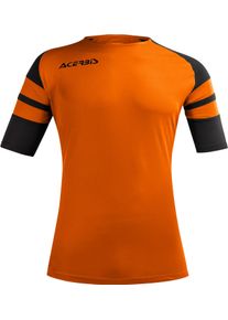 Acerbis Sports Kemari, jersey &agrave; manches courtes , couleur: Orange/Noir , taille: L