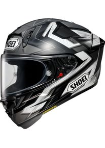 Shoei X-SPR Pro Escalate, full face helmet , color: Black/White/Grey , size: M