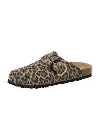 Tamaris Pantolette Damen braun Größe 37 Animalprint