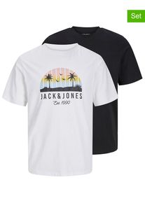 Jack & Jones Jack & Jones 2-delige set: shirts wit/zwart - 37% | Maat: M |