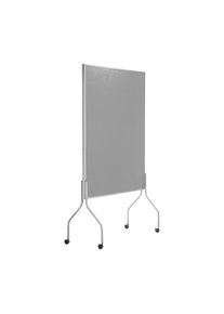Maul Presentatiewand, mobiel, h x b x d = 1950 x 1200 x 680 mm, textielbekleding grijs