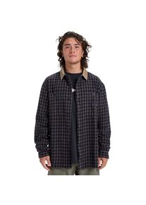 Quiksilver, Herren, Langarmhemd &raquo;Mercury Sandstrokes&laquo;, Sand Strokes Black, US-Gr&ouml;&szlig;en, S -US-Gr&ouml;&szlig;en, Sand Strokes Black, Stoff: Garngef&auml;rbtes kariertes