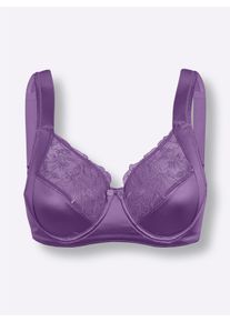 wäschepur Damen Minimizer-BH mit Bügel in lila ,Größe 100C, Witt, 85% Polyamid, 15% Elasthan