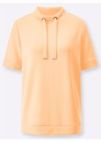 Dames Shirt in apricot ,maat 36/38, WITT, 50% Modal, 44% Polyester, 6% Elastan