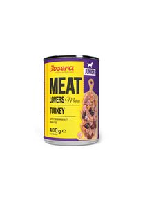 Josera Meat Lovers Junior Menu 6 x 400 g pour chiot – dinde