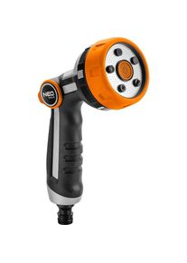 NEO, Gartenbrause, Sprinkler (Multifunktionssprinkler, 5 Funktionen, stufenlos verstellbar, Metallscheibe)