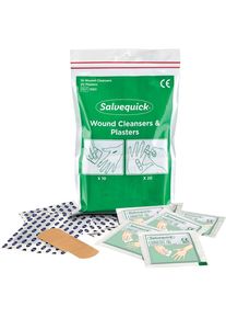 Cederroth, Erste Hilfe Set, Wundreiniger und Pflaster Salvequick (First Aid Kit)