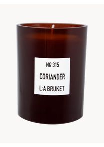 L:A BRUKET Świeca zapachowa Coriander (eukaliptus, czarna porzeczka) Brązowy Szkło Ø 8 x W 11 cm