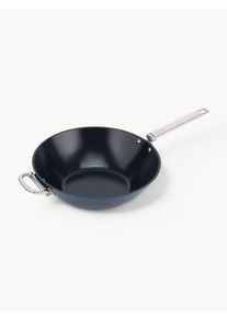 Joseph Joseph Wok z powłoką zapobiegającą przywieraniu Space Niebieski, Szary, Czarny, Srebrny Ceramika, Metal Ø 32 x W 15 cm