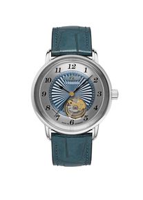 Zeppelin Dames Analoog horloge 'Serie Friedrichsh. Open Heart 8567-3' blauw One Size