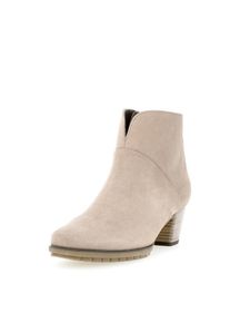 Gabor - Stiefelette, beige, Gr. 37, Bis Größe 44, Leder