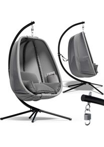 Casaria Hangstoel Alvie Grijs 190x140x110cm