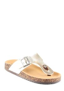 C´M Teenslippers goudkleurig - 63% | Maat: 36 |