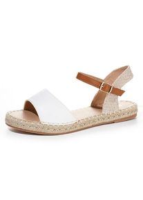 C'M Espadrilles wit/lichtbruin - 59% | Maat: 36 |