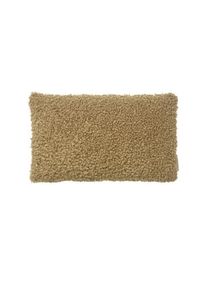 Blomus TEDDY Cushion Cover Tan 30x50 cm, plush soft cover, Oeko-Tex certified, rectangular, sofa cushion, beige, cozy, machine-washable