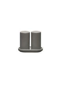 PILAR Salt & Pepper Shakers Pewter, ceramic set | Blomus