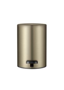 MODO Pedal Bin Brass 3 L soft-close charcoal filter | Blomus