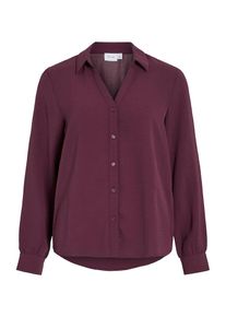 Vila Dames Blouse 'VIJOSA' aubergine XS