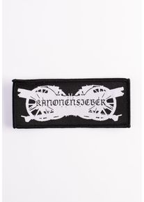 Kanonenfieber - Logo - Naszywka - czarny - Onesize - Syntetyki