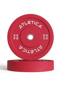 Farvede bumper plates | Par 2 x 25 kg