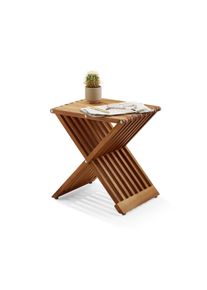 Tchibo - Klapphocker - 31,5x40x43cm - akazie - Akazienholz