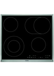 AEG HK 634060 X-B Kochfeld Elektro Glaskeramik 57,6cm breit Mehrkreiszone Ankochautomatik Edelstahl