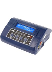 SkyRC e680 Modellbau-Multifunktionsladegerät Stromversorgung Netzteilfunktion 10 Profilspeicher 100-240V/AC 11-18V/DC 8A 10W blau