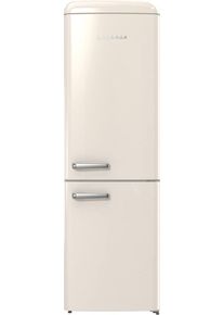 Gorenje ONRK619DC Retro Stand-Kühl-Gefrierkombination 60cm breit 300 Liter NoFrost Türanschlag rechts cremeweiß