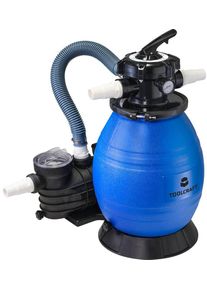 Toolcraft TO-7471476 Sandfilteranlage Filterpumpe Schwimmbecken bis 24m³ 4000l/h blau