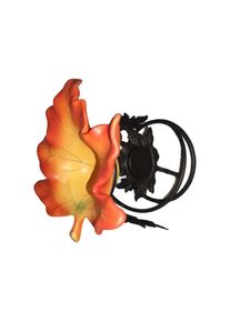 PARTYLITE Duftlampe Herbstblatt Keramik Metall Mehrfarbig Teelichthalter Deko