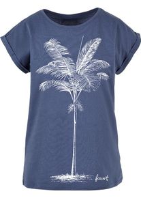 Forvert Fontana, t-shirt women , color: Blue/White , size: L