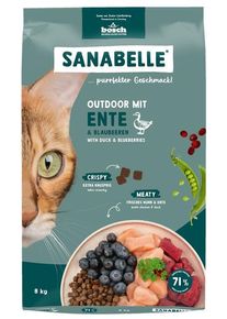 Sanabelle Outdoor Trockenfutter mit Ente, 8kg
