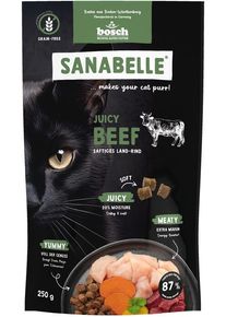 Sanabelle Juicy Trockenfutter mit Land-Rind, 250g