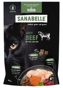 Sanabelle Juicy Trockenfutter mit Land-Rind, 800g