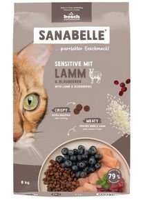 Sanabelle Sensitive Trockenfutter mit Lamm, 8kg