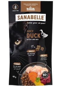 Sanabelle Juicy Trockenfutter mit Land-Ente, 40g