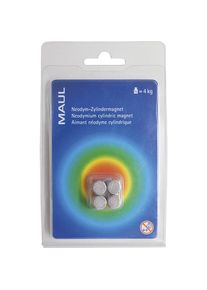 Maul Cilindermagneet, Ø 10 mm, VE = 16 stuks, hechtkracht 4 kg