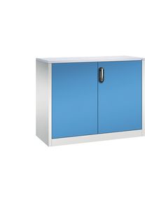 C+P ACURADO bijzetkast voor dossiers, 2 ordnerhoogtes, h x b x t = 1000 x 1200 x 500 mm, lichtgrijs/lichtblauw