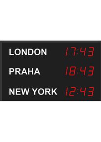 Orologio mondiale a LED - kaiserkraft