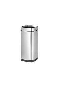 EKO Papelera con recipiente interior, capacidad 35 l, acero inoxidable