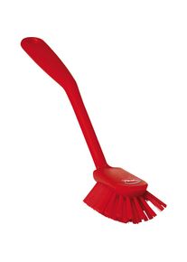 vikan Afwasborstel met krabrand, medium, VE = 20 stuks, rood