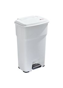 rothopro Pedaalafvalemmer HERA, inhoud 85 l, b x h x d = 490 x 790 x 390 mm, wit