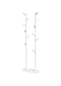 Garderobenständer, höhenverstellbar, mit 12 Haken, HxBxT 1710 x 550 x 250 mm