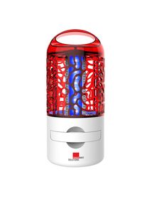 Mata-insectos UV de 10 W, LED Premium, Ø x H 115 x 260 mm, blanco y rojo