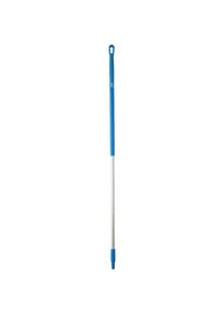 vikan Palo de aluminio, ergonómico, Ø 31 mm, longitud 1510 mm, UE 10 unid., azul