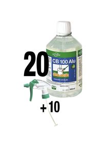 Bio-Circle Limpiador industrial CB 100 Alu, UE 20 botellas de 0,5 l, 10 pulverizadores, disuelve la grasa