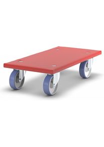 Wagner Professionele transportroller, bekleed, MM 1396, l x b = 575 x 300 mm, draagvermogen 400 kg