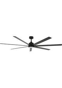 Plafondventilator Lucci air Atlanta II, incl. afstandsbediening, zwart